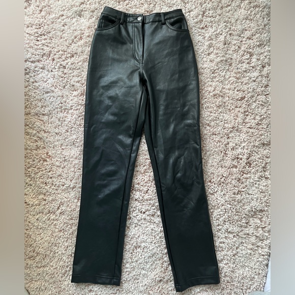 Black leather pants - Picture 1 of 2